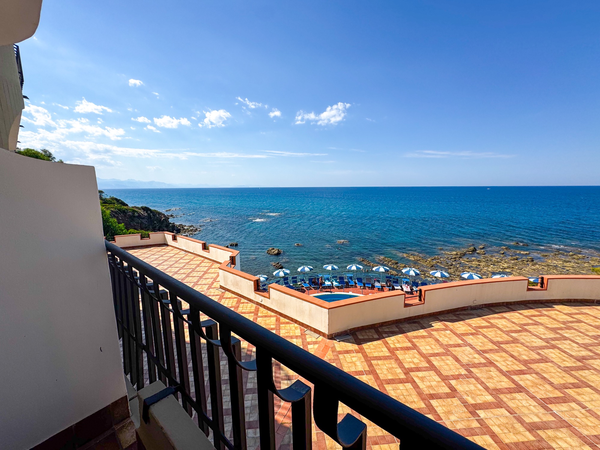 Terrazza dell'Hotel Carlton Riviera